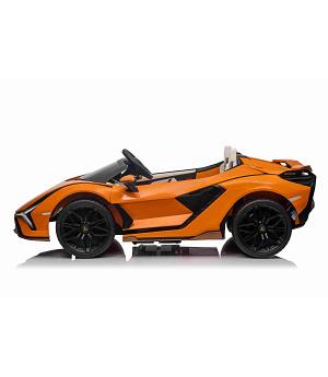 LAMBORGHINI SIAN 4X MOTORES 12V, 2 PLAZAS, RC, FULL OPTION, NARANJA - BN-SIAN2PLORANGE